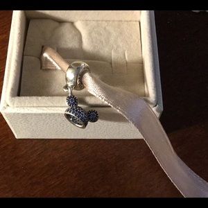 Pandora blue CZ Mickey Ears Disney Park Exclusive